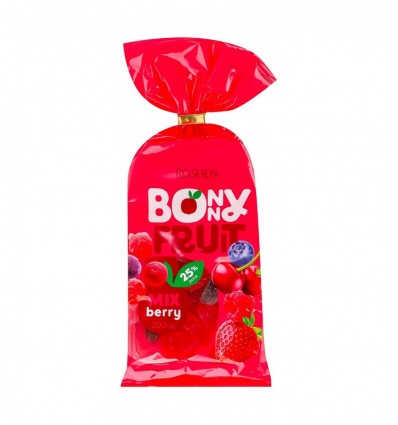 Цукерки желейні Roshen Bonny Fruit Berry Mix 200г