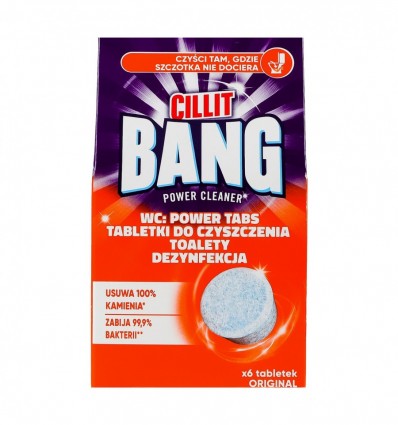 Таблетки для чистки унитаза Cillit Bang Оригинальные 22.5г