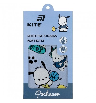 Набір стікерів світловідбиваючих для текстилю Kite Pochacco PC25-114