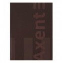 Книга записна Axent One color 8426-2-A, А4- 203*273 мм, 96 аркушів, клітинка, бордовий