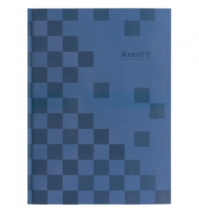 Книга записна Axent Mosaic, 8427-1-A, А4- 203*273 мм, 96 аркушів, клітинка, синя