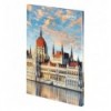 Книга записна Axent City Budapest 8425-8-A, А4- 203*273 мм, 96 аркушів, клітинка
