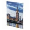 Книга записна Axent City London 8425-5-A, А4- 203*273 мм, 96 аркушів, клітинка