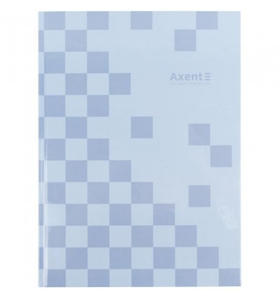 Книга записна Axent Mosaic, 8427-2-A, А4- 203*273 мм, 96 аркушів, клітинка, сіра