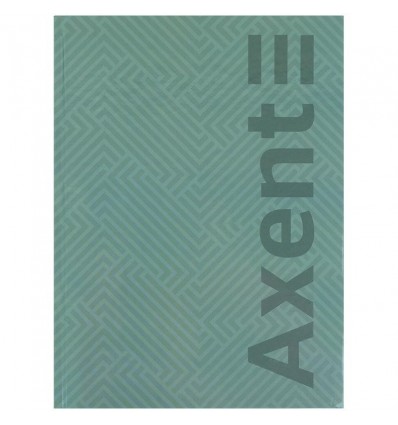 Книга записная Axent Pattern 8425-3-A, А4- 203*273 мм, 96 листов, клетка, бирюзовая