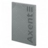 Книга записна Axent Pattern 8425-2-A, А4- 203*273 мм, 96 аркушів, клітинка, сіра
