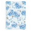 Блокнот на спирали пласт. обкл. 8033-5-A, А5, 80 л., кл Flower Sym 1