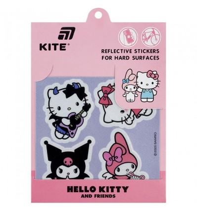 Набір стікерів світловідбиваючих для твердих поверхонь Kite Hello Kitty HK25-115