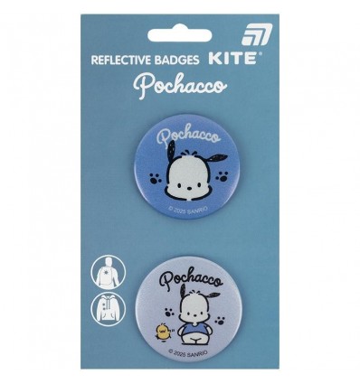 Набор значок светоотражающих Kite Pochacco PC25-107