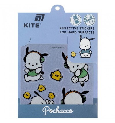 Набір стікерів світловідбиваючих для твердих поверхонь Kite Pochacco PC25-115