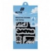 Набір стікерів світловідбиваючих для текстилю Kite K25-114
