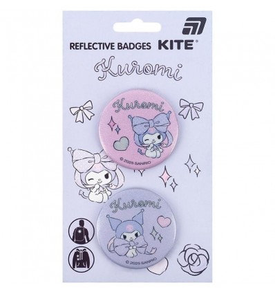 Набір значків світловідбиваючих Kite Kuromi HK25-107-2