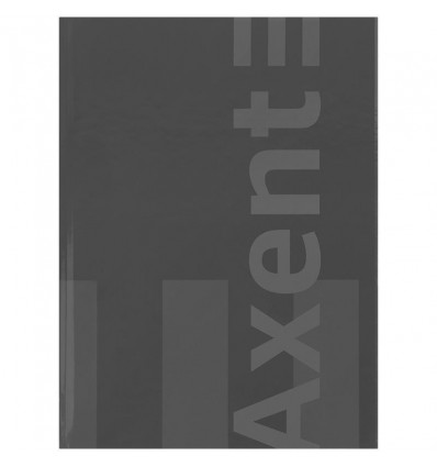 Книга записна Axent One color 8426-4-A, А4- 203*273 мм, 96 аркушів, клітинка, сіра