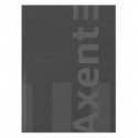 Книга записна Axent One color 8426-4-A, А4- 203*273 мм, 96 аркушів, клітинка, сіра