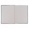 Книга записна Axent One color 8426-3-A, А4- 203*273 мм, 96 аркушів, клітинка, синя