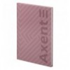 Книга записна Axent Pattern 8425-4-A, А4- 203*273 мм, 96 аркушів, клітинка, рожева