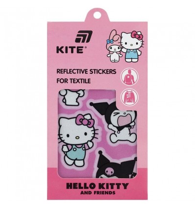 Набор стикеров светоотражающих для текстиля Kite Hello Kitty HK25-114