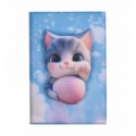 Блокнот 3D KITTY, А5, 80 л., клетка, Soft PU обложка, ассорти, KIDS Line, ZB.700008
