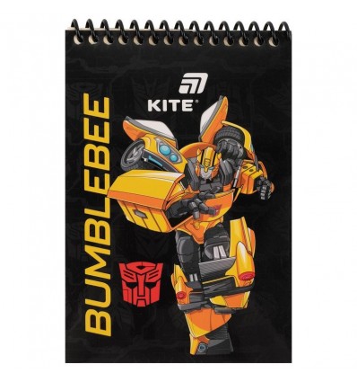 Блокнот на спирали Kite Transformers TF26-196, А6, 48 листов, нелинированный