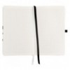 Книга записна Axent Partner Black&White 8621-10-A, 125×195 мм, 96 аркушів, клітинка