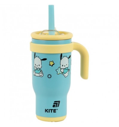 Термокружка с трубочкой Kite Pochacco PC25-1266, 530мл