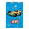 Блокнот на спирали Kite Hot Wheels HW26-196, А6, 48 листов, нелинированный