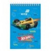 Блокнот на спіралі Kite Hot Wheels HW26-196, А6, 48 аркушів, нелінований