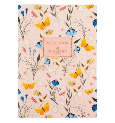 Книга записная Axent Turnowsky Secret Garden 8710-1-A-TR, А5, 60 листов, клетка