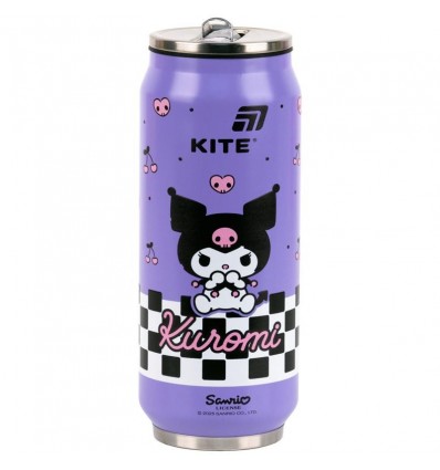 Термочашка з трубочкою Kite Kuromi HK25-1264, 500мл