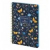 Блокнот на спирали Axent Turnowsky Secret Garden 8473-3-A-TR, А5, 80 листов, клетка