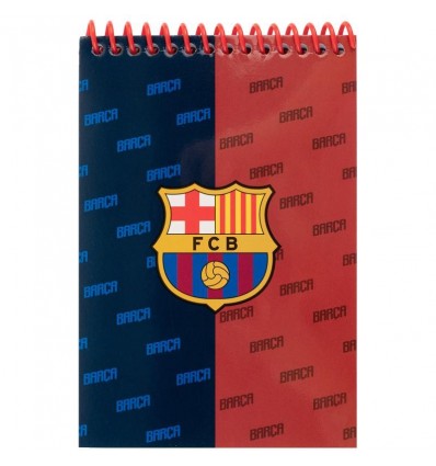 Блокнот на спіралі Kite FC Barcelona BC26-196, А6, 48 аркушів, нелінований