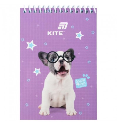 Блокнот на спирали Kite Studio Pets SP26-196, А6, 48 листов, нелинированный