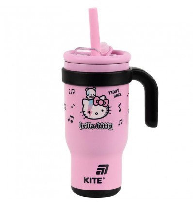 Термокружка з трубочкою Kite Hello Kitty HK25-1266, 530мл