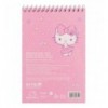 Блокнот на спіралі Kite Hello Kitty HK26-196-1, А6, 48 аркушів, нелінований