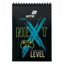 Блокнот на спіралі Kite Next Level K26-196-2, А6, 48 аркушів, нелінований