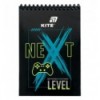 Блокнот на спіралі Kite Next Level K26-196-2, А6, 48 аркушів, нелінований