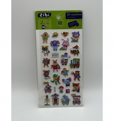 3D наклейки Детеныши-зверюшки 18 см, KIDS Line ZB.63330