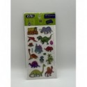 3D наліпки DINO мікс 2 18 см, KIDS Line ZB.63334