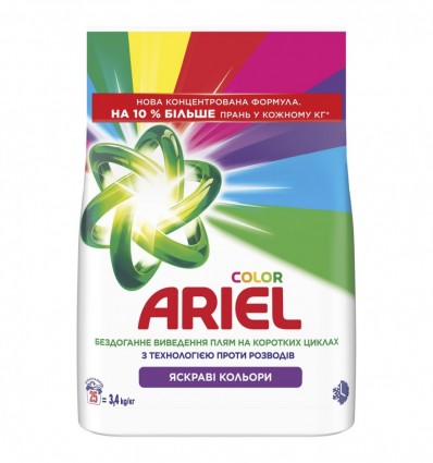 Ariel Средство Аква-Пудра Цвет автомат 3.4кг