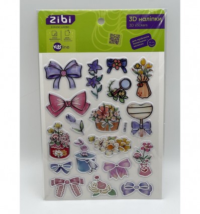 3D наліпки Весняний зайчик 19 см, KIDS Line ZB.63395