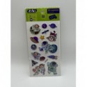 3D наліпки Закохані в космос 18 см, KIDS Line ZB.63339