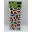 3D наліпки Морськи жителі 23 см, KIDS Line ZB.63388