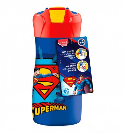 Пляшка для води SUPERMAN з нержавіючої сталі, 430 мл, MP.871233
