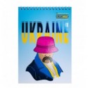 Блокнот на пружине сверху PATRIOT "T.SHEVCHENKO", А5, 48л., ячейка, картонная обложка BM.24545114.1