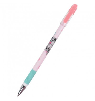 Ручка гелева "пиши-стирай" Kite Studio Pets SP26-068, синя