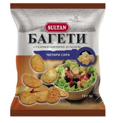 Багеты со вкусом сыра ТМ Sultan slt.51202, 70г