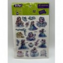 3D наклейки Романтические принцессы 19 см, KIDS Line ZB.63399