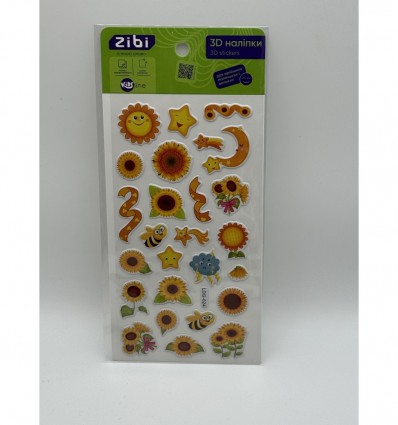 3D наклейки Солнечные пчелки 18 см, KIDS Line ZB.63315