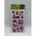 3D наліпки Happy Birthday Love 18 см, KIDS Line ZB.63350