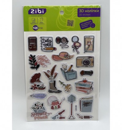 3D наклейки Осенняя романтика 19 см, KIDS Line ZB.63394